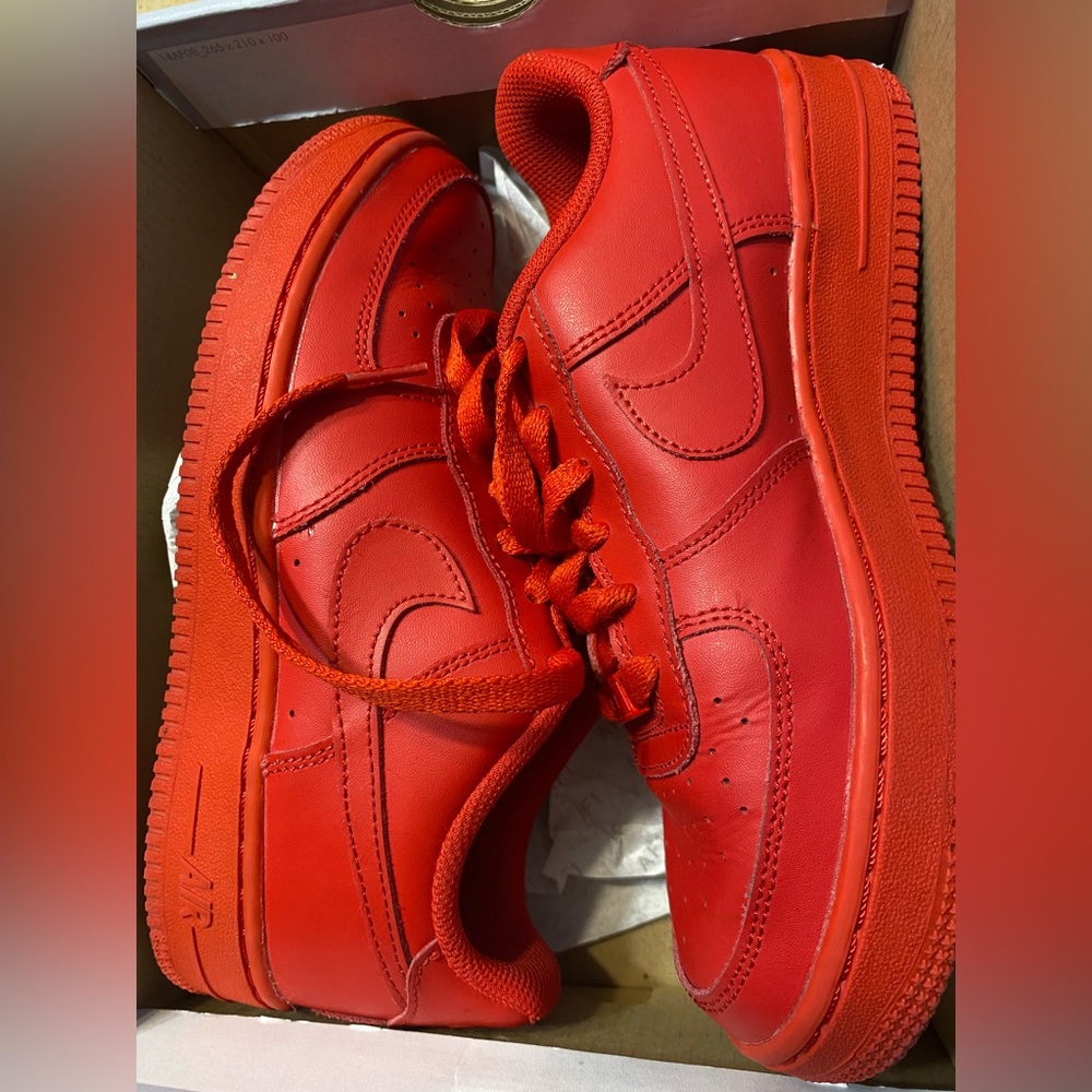 RED AIRFORCE 1’s - Picture 2 of 3